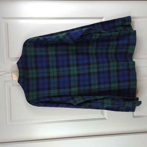 Men's J. Crew "Black Watch" Tartan Plaid All Cotton Flannel Pajama Butto… - Picture 9 of 11